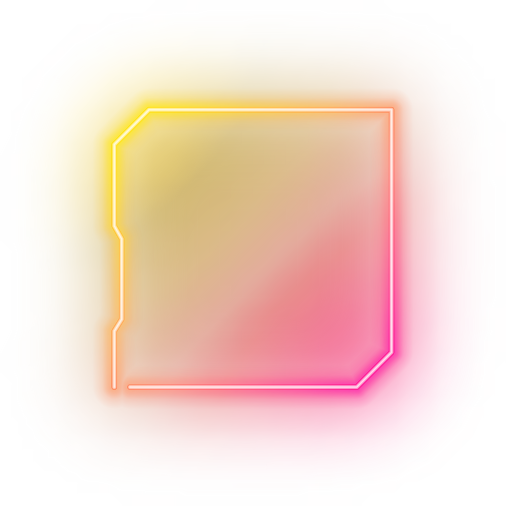 neon shape frame